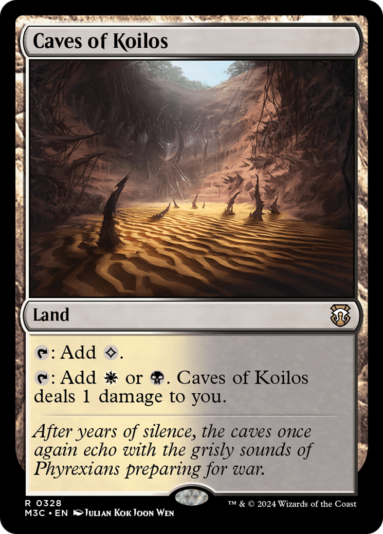 Caves of Koilos (Ripple Foil) [Modern Horizons 3 Commander] | Card Merchant Takapuna