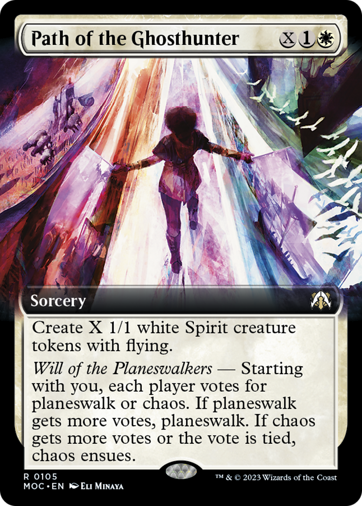 Path of the Ghosthunter (Extended Art) [March of the Machine Commander] | Card Merchant Takapuna