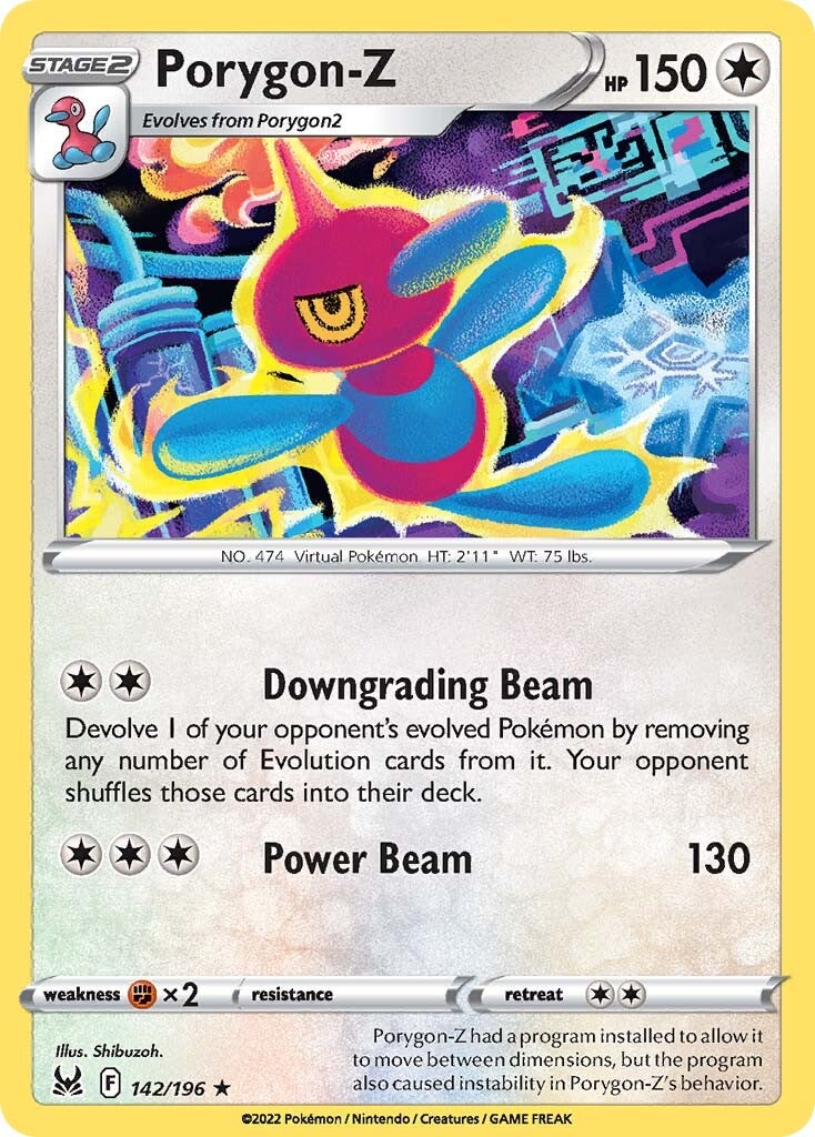 Porygon-Z (142/196) [Sword & Shield: Lost Origin] | Card Merchant Takapuna