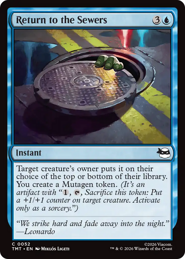 Return to the Sewers [Teenage Mutant Ninja Turtles] | Card Merchant Takapuna