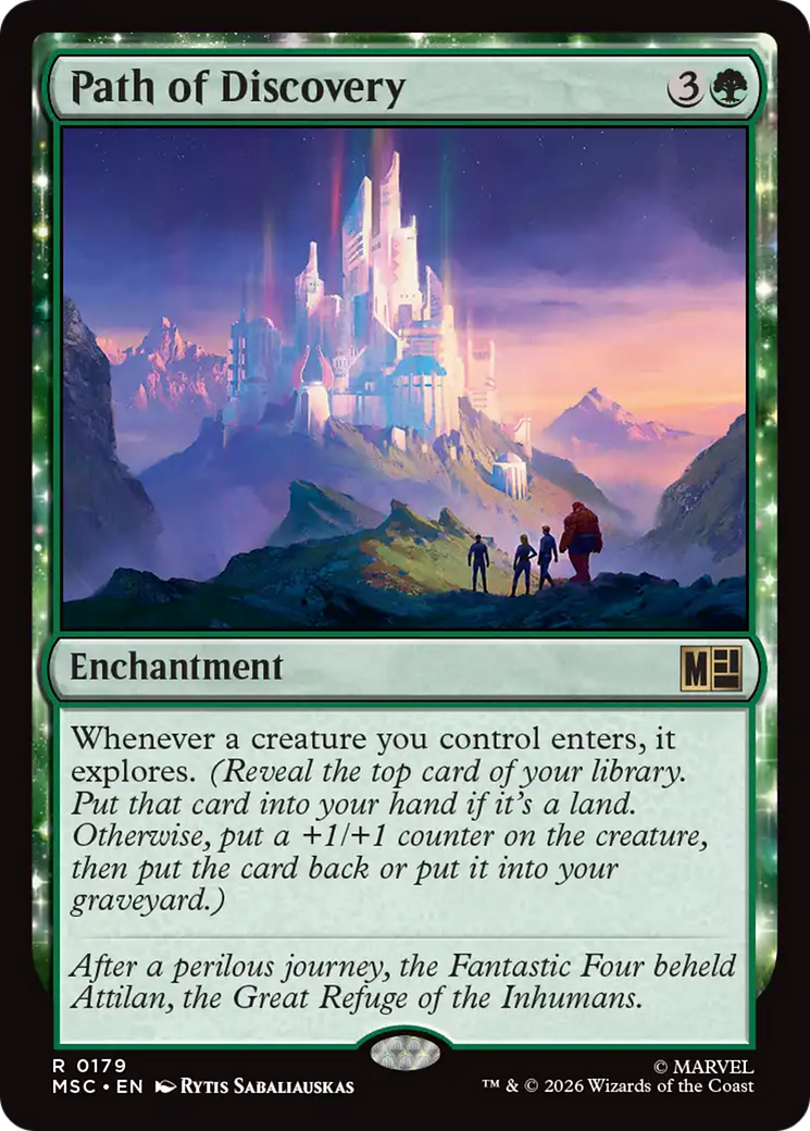 Path of Discovery (Surge Foil) [Marvel Super Heroes Commander] | Card Merchant Takapuna