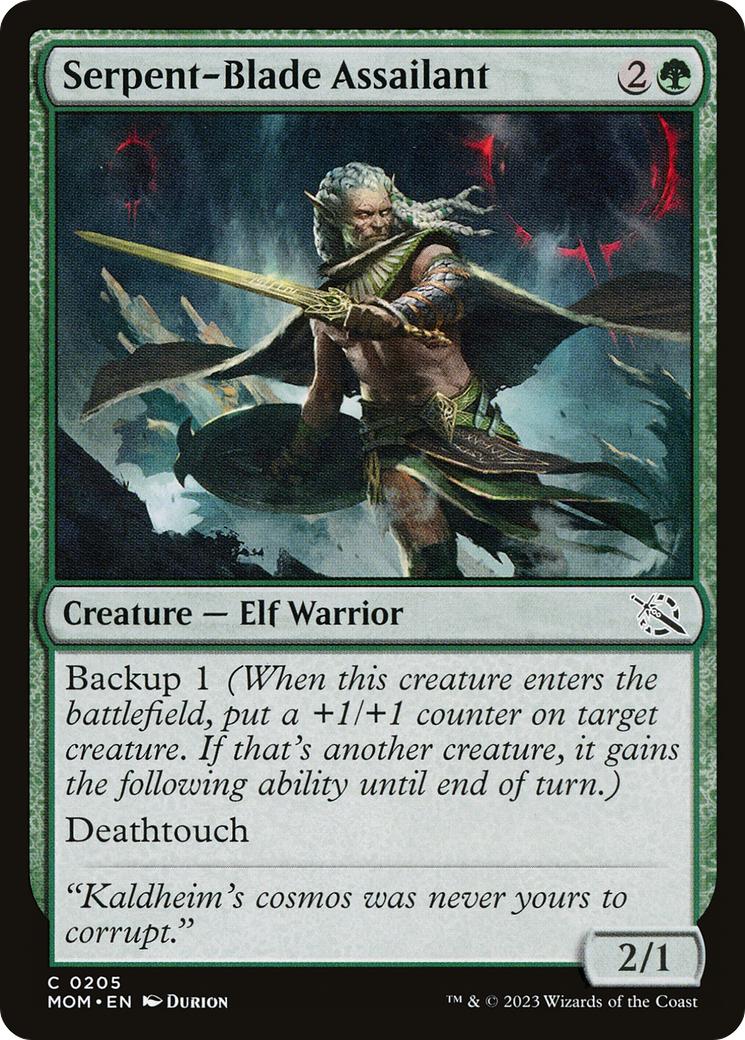 Serpent-Blade Assailant [March of the Machine] | Card Merchant Takapuna