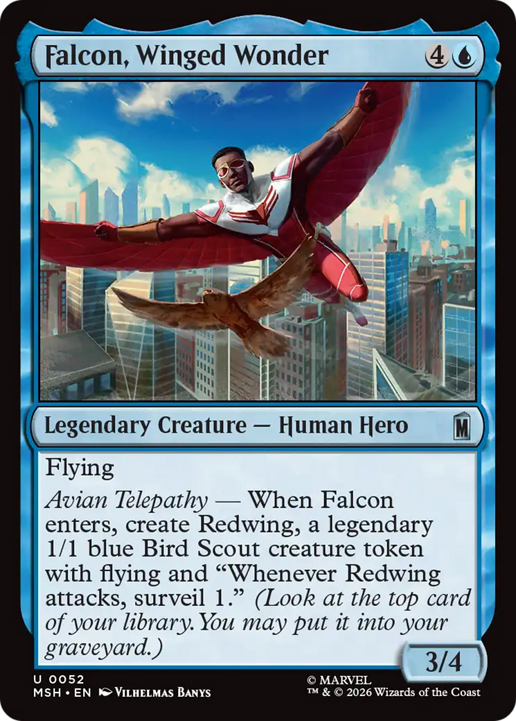 Falcon, Winged Wonder [Marvel Super Heroes] | Card Merchant Takapuna
