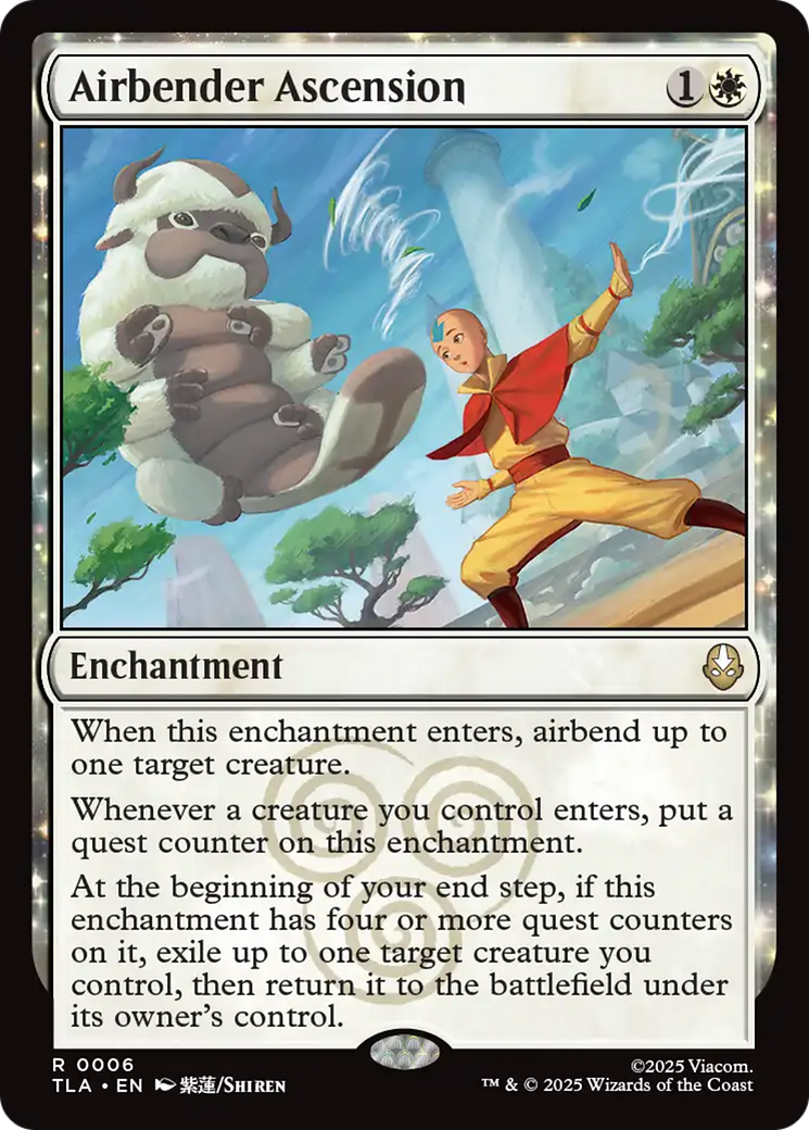Airbender Ascension [Avatar: The Last Airbender] | Card Merchant Takapuna