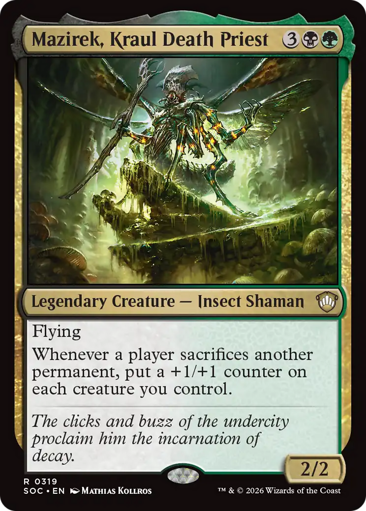 Mazirek, Kraul Death Priest [Secrets of Strixhaven Commander] | Card Merchant Takapuna