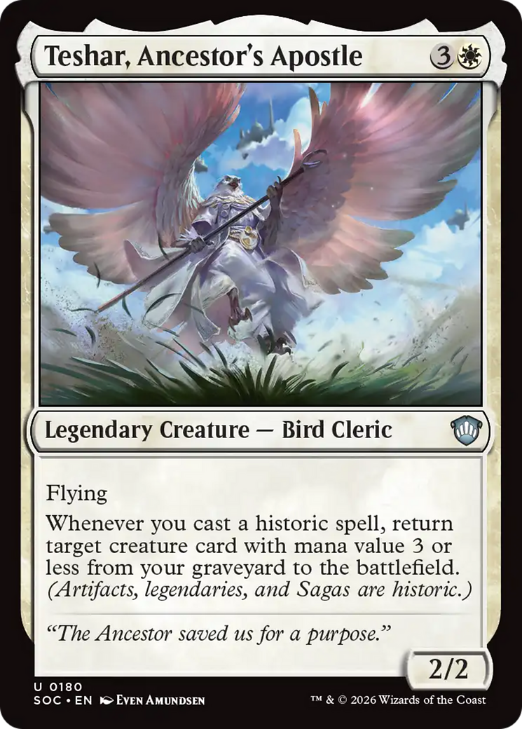 Teshar, Ancestor's Apostle [Secrets of Strixhaven Commander] | Card Merchant Takapuna