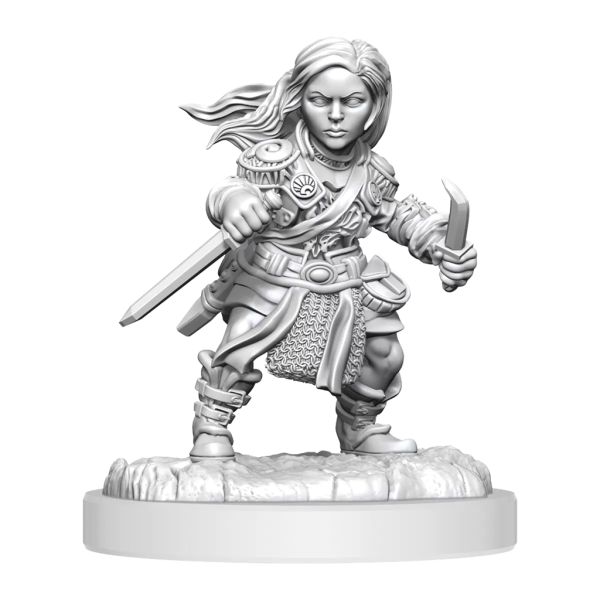 D&D Nolzurs Marvelous Miniatures Halfling Rogue Female | Card Merchant Takapuna