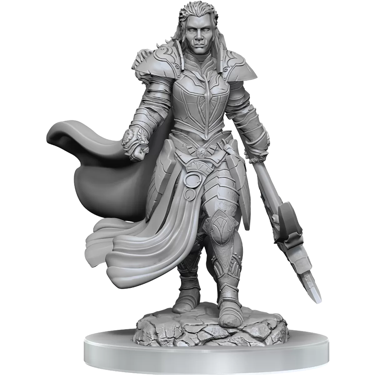D&D Nolzurs Marvelous Miniatures Orc Fighter Female | Card Merchant Takapuna