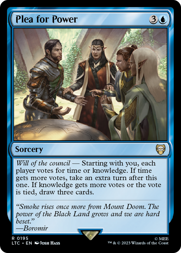 Plea for Power [The Lord of the Rings: Tales of Middle-Earth Commander] | Card Merchant Takapuna