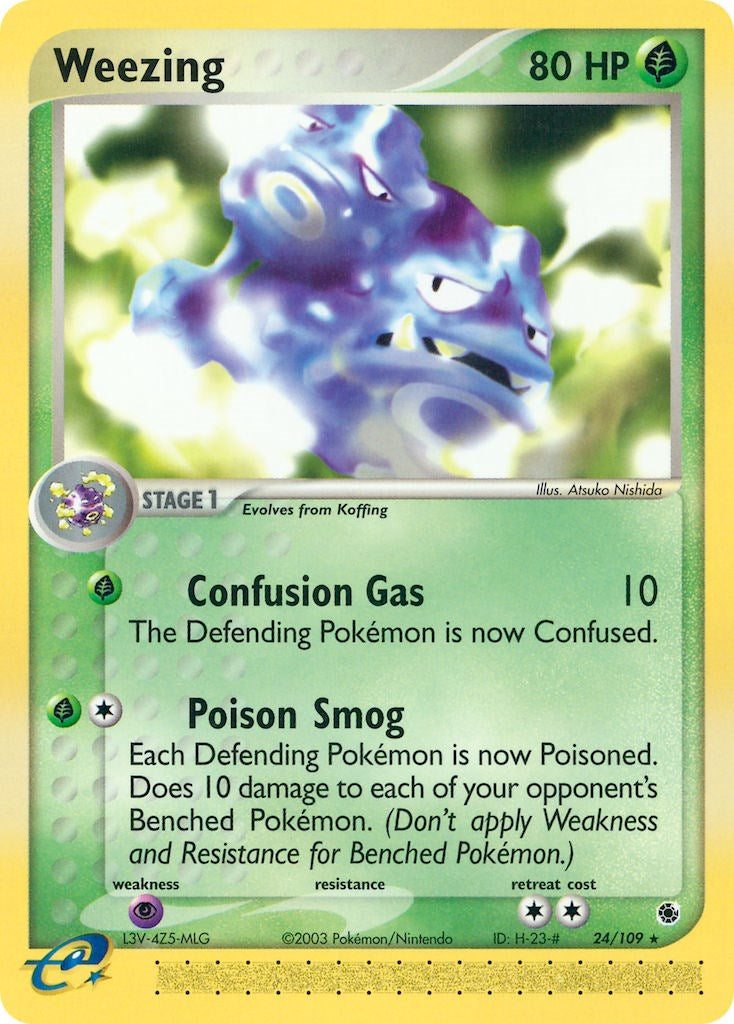 Weezing (24/109) [EX: Ruby & Sapphire] | Card Merchant Takapuna