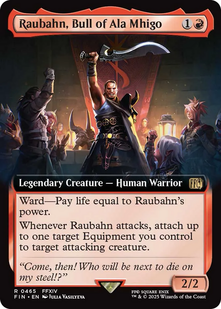 Raubahn, Bull of Ala Mhigo (Extended Art) [FINAL FANTASY] | Card Merchant Takapuna