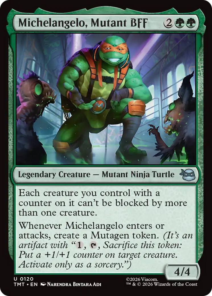 Michelangelo, Mutant BFF [Teenage Mutant Ninja Turtles] | Card Merchant Takapuna