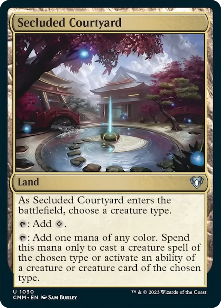 Secluded Courtyard [Commander Masters] | Card Merchant Takapuna