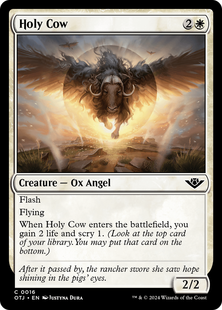 Holy Cow [Outlaws of Thunder Junction] | Card Merchant Takapuna