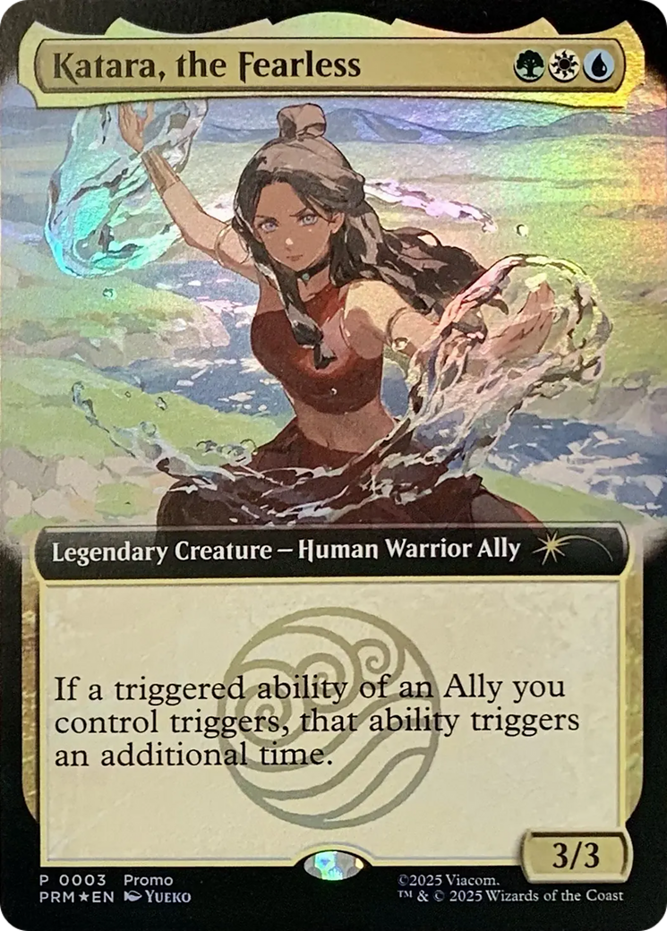 Katara, the Fearless (Extended Art) [Media Promos] | Card Merchant Takapuna