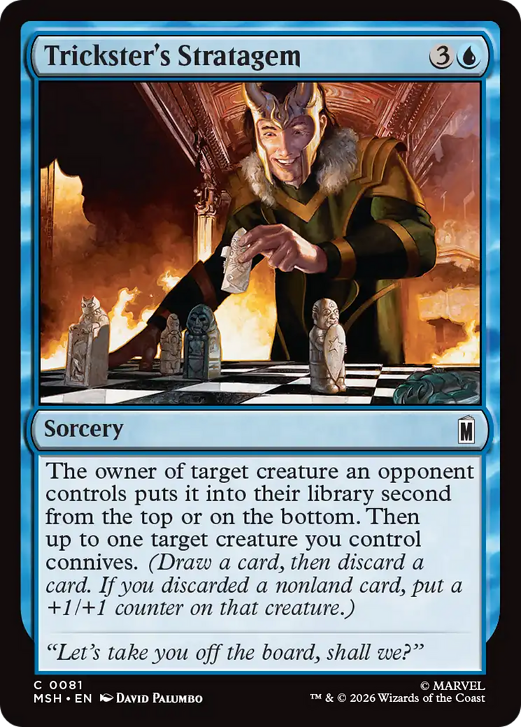 Trickster's Stratagem [Marvel Super Heroes] | Card Merchant Takapuna