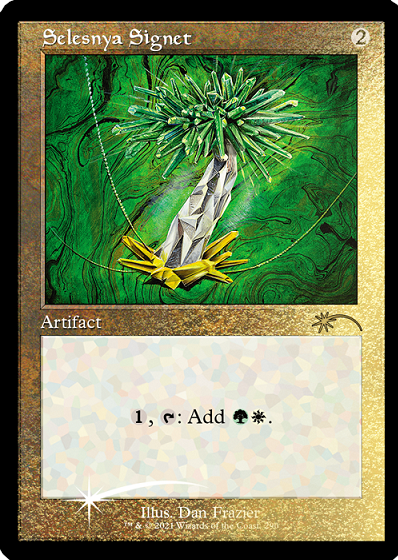 Selesnya Signet (Retro) (Foil Etched) [Secret Lair Drop Series] | Card Merchant Takapuna