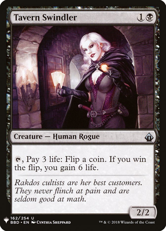 Tavern Swindler [Mystery Booster] | Card Merchant Takapuna