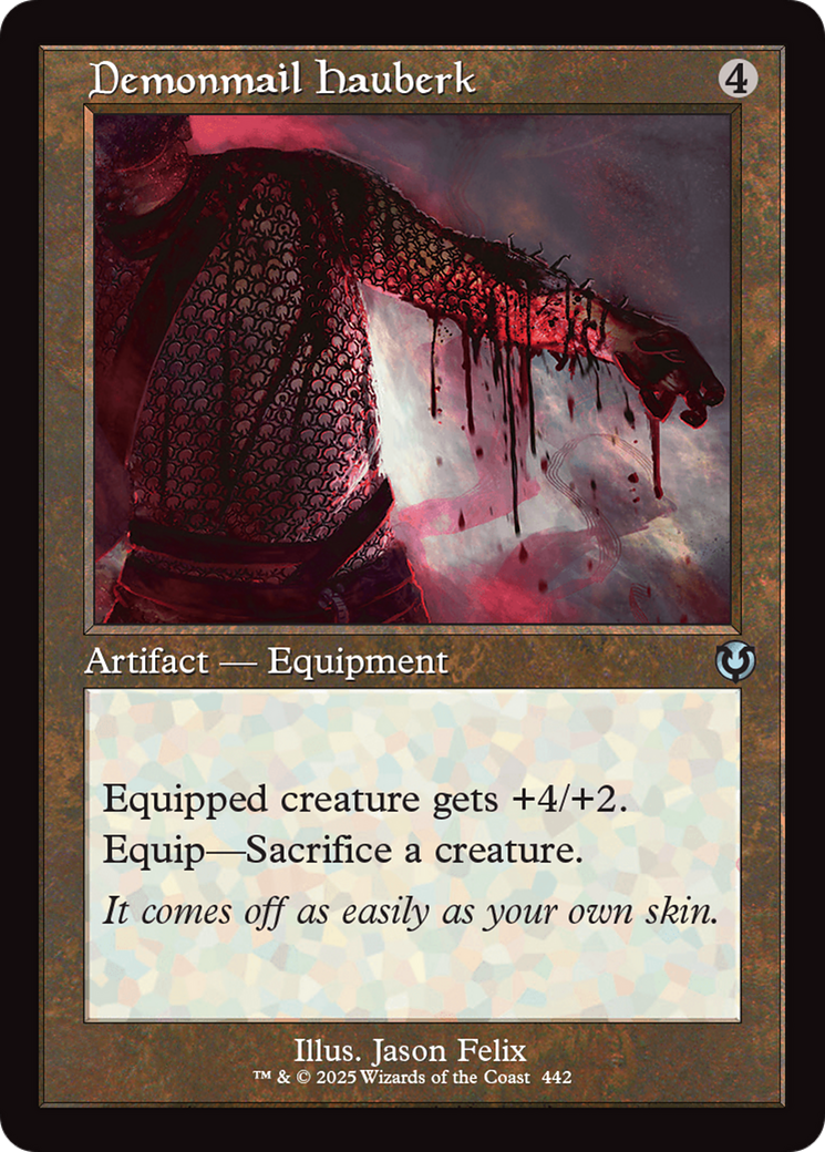 Demonmail Hauberk (Retro Frame) [Innistrad Remastered] | Card Merchant Takapuna