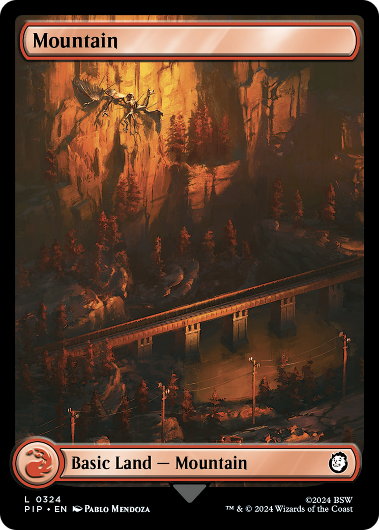 Mountain (0324) [Fallout] | Card Merchant Takapuna