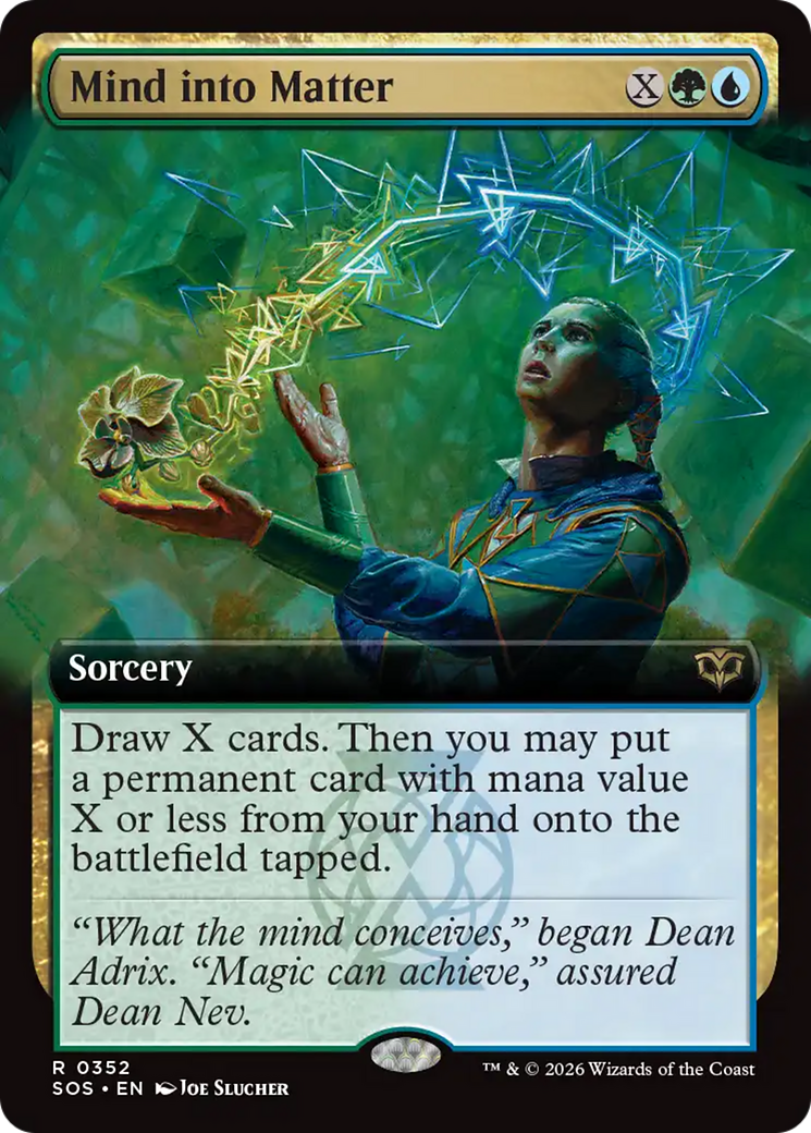 Mind into Matter (Extended Art) [Secrets of Strixhaven] | Card Merchant Takapuna