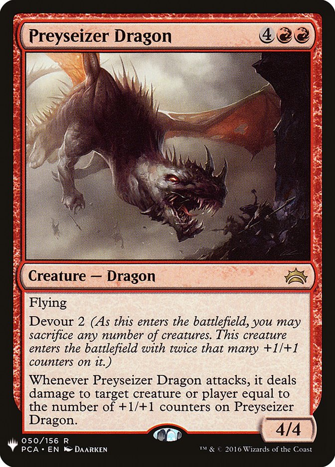 Preyseizer Dragon [The List] | Card Merchant Takapuna