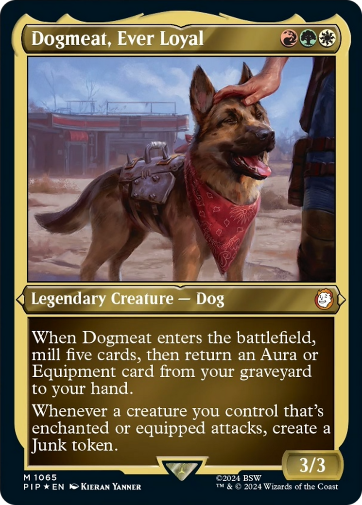 Dogmeat, Ever Loyal (Display Commander) [Fallout] | Card Merchant Takapuna