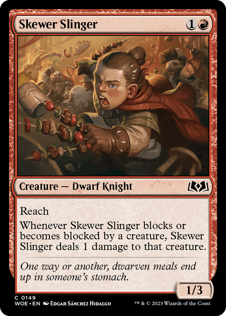 Skewer Slinger [Wilds of Eldraine] | Card Merchant Takapuna