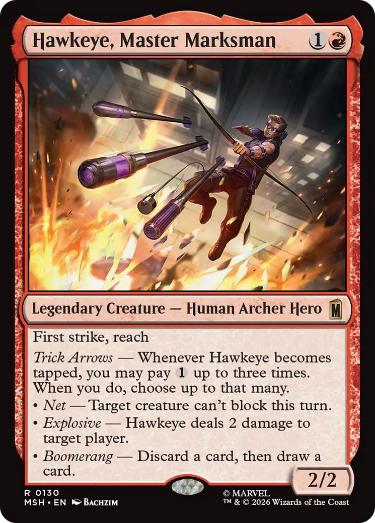 Hawkeye, Master Marksman [Marvel Super Heroes] | Card Merchant Takapuna