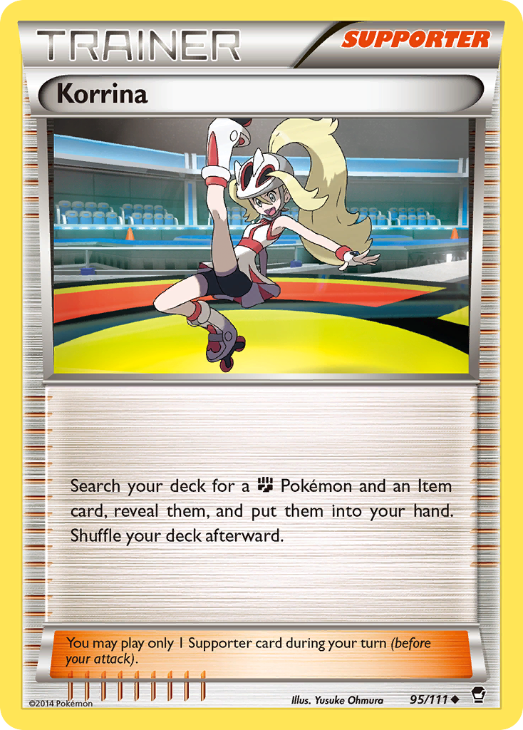 Korrina (95/111) [XY: Furious Fists] | Card Merchant Takapuna