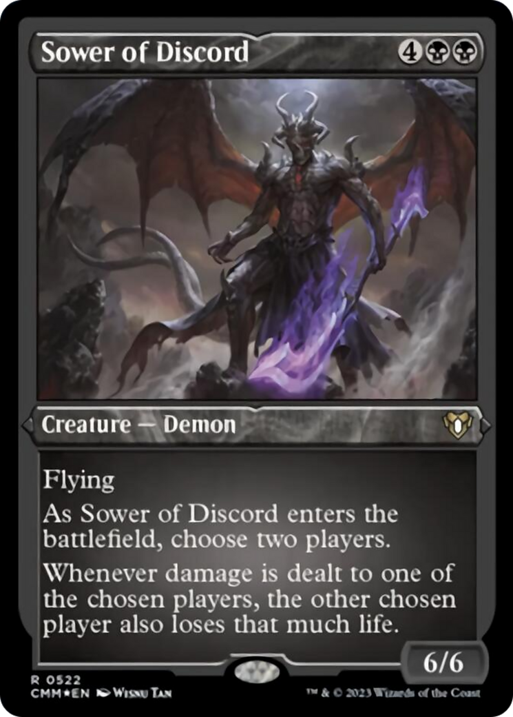 Sower of Discord (Foil Etched) [Commander Masters] | Card Merchant Takapuna