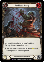 Reckless Swing [U-WTR008] (Welcome to Rathe Unlimited)  Unlimited Rainbow Foil | Card Merchant Takapuna
