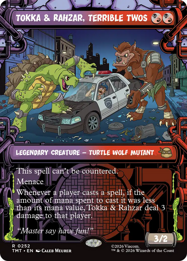 Tokka & Rahzar, Terrible Twos (Showcase) [Teenage Mutant Ninja Turtles] | Card Merchant Takapuna