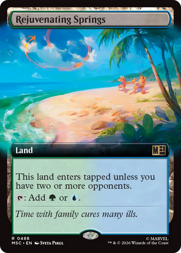 Rejuvenating Springs (Extended Art) [Marvel Super Heroes Commander] | Card Merchant Takapuna