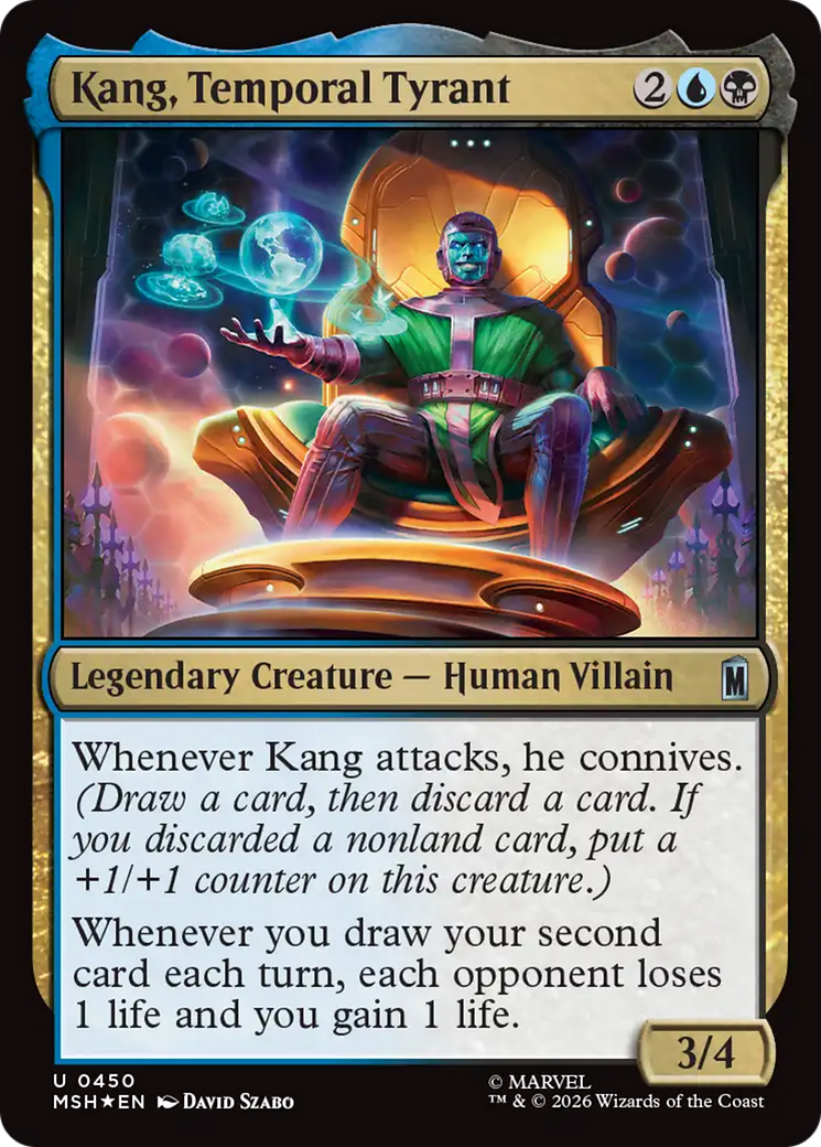 Kang, Temporal Tyrant (Surge Foil) [Marvel Super Heroes] | Card Merchant Takapuna