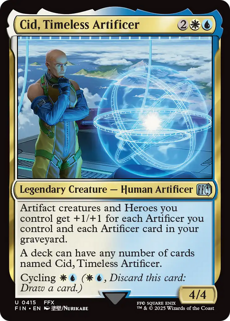 Cid, Timeless Artificer (0415) [FINAL FANTASY] | Card Merchant Takapuna