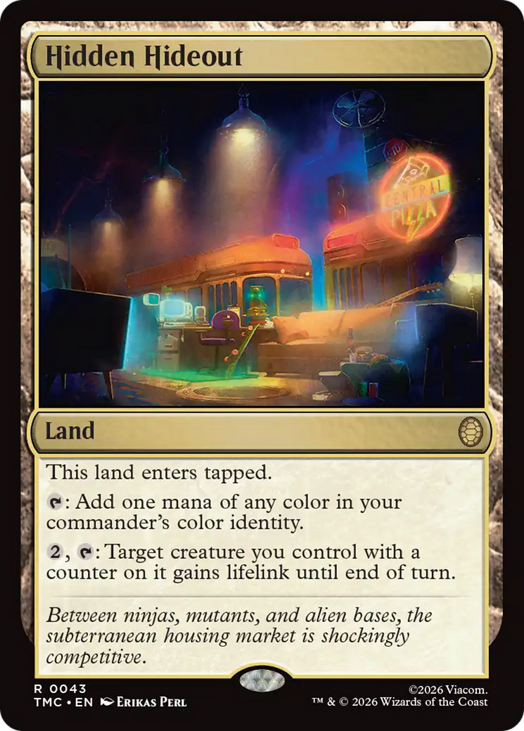 Hidden Hideout [Teenage Mutant Ninja Turtles Commander] | Card Merchant Takapuna
