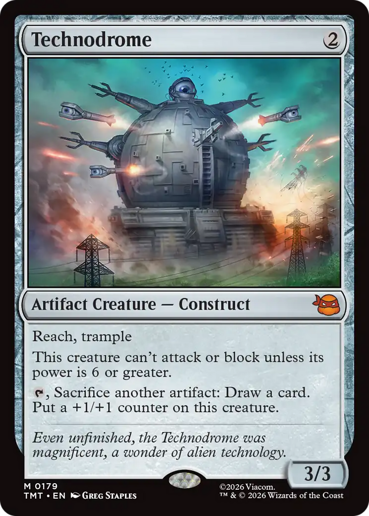 Technodrome [Teenage Mutant Ninja Turtles] | Card Merchant Takapuna
