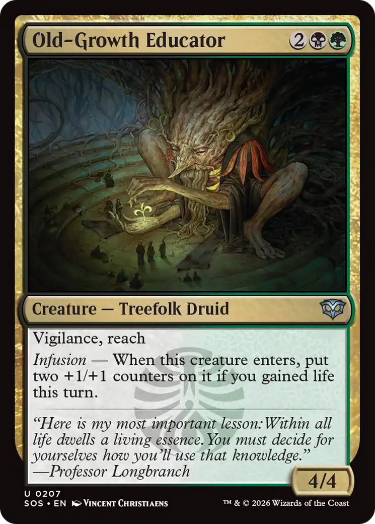 Old-Growth Educator [Secrets of Strixhaven] | Card Merchant Takapuna