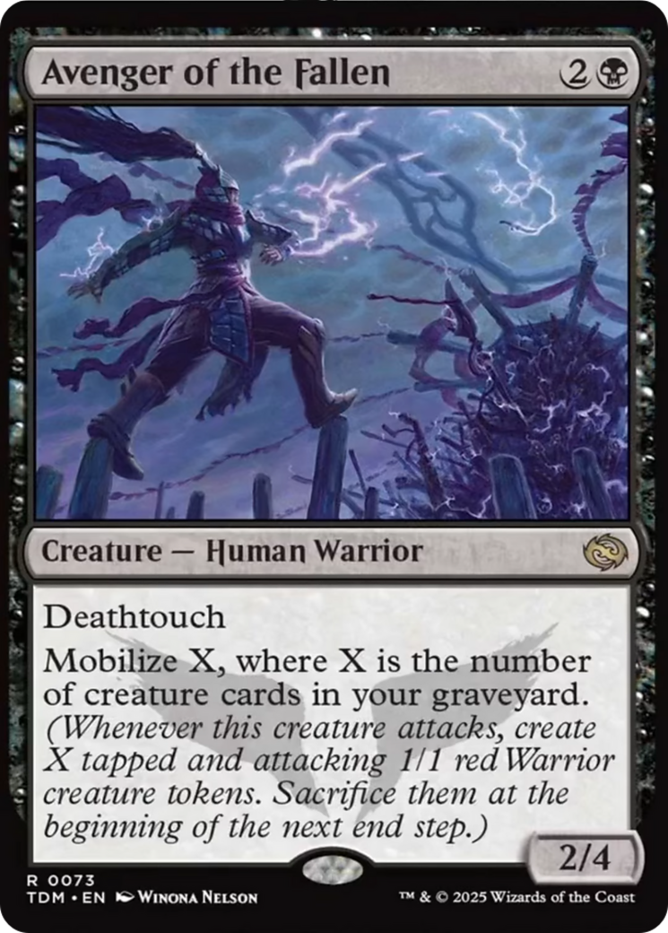Avenger of the Fallen [Tarkir: Dragonstorm] | Card Merchant Takapuna