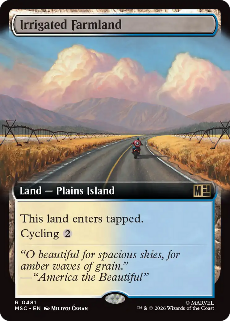Irrigated Farmland (Extended Art) [Marvel Super Heroes Commander] | Card Merchant Takapuna