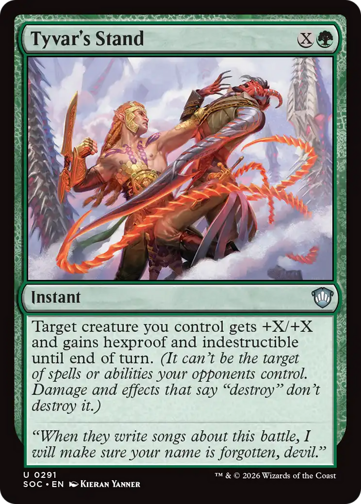 Tyvar's Stand [Secrets of Strixhaven Commander] | Card Merchant Takapuna