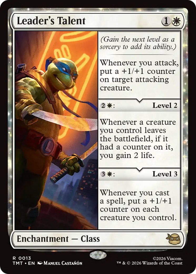 Leader's Talent [Teenage Mutant Ninja Turtles] | Card Merchant Takapuna