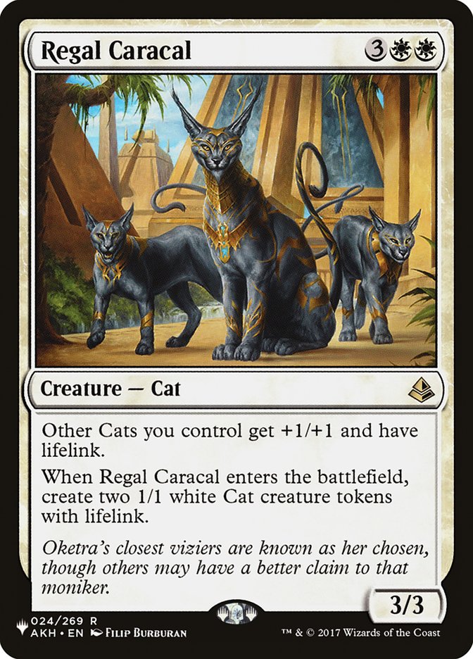 Regal Caracal [The List] | Card Merchant Takapuna