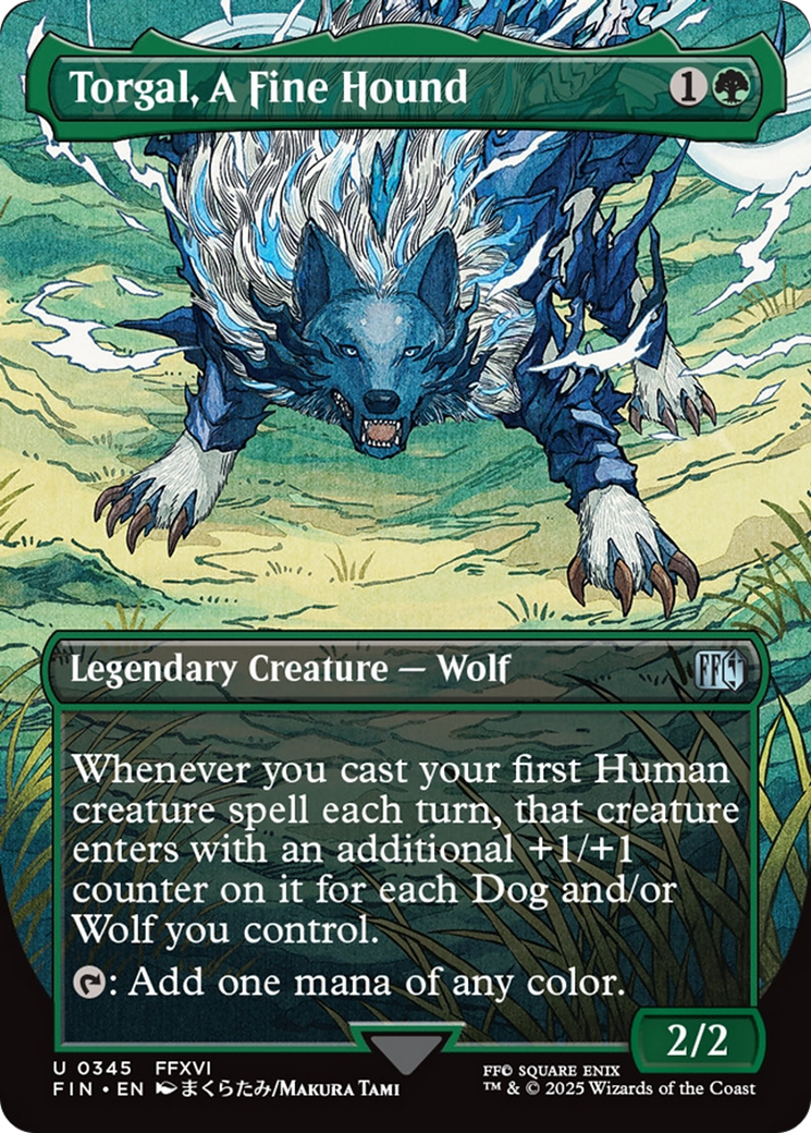 Torgal, A Fine Hound (Borderless) [FINAL FANTASY] | Card Merchant Takapuna