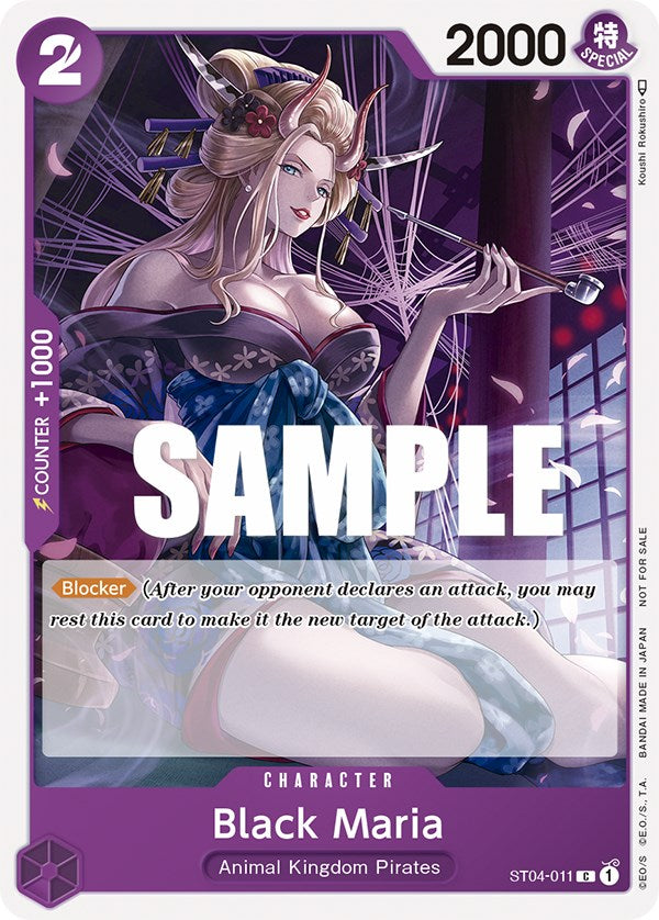 Black Maria (Tournament Pack Vol. 2) [One Piece Promotion Cards] | Card Merchant Takapuna