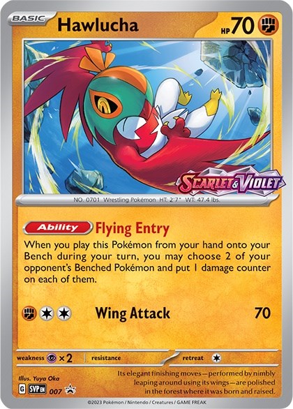 Hawlucha (007) [Scarlet & Violet: Black Star Promos] | Card Merchant Takapuna