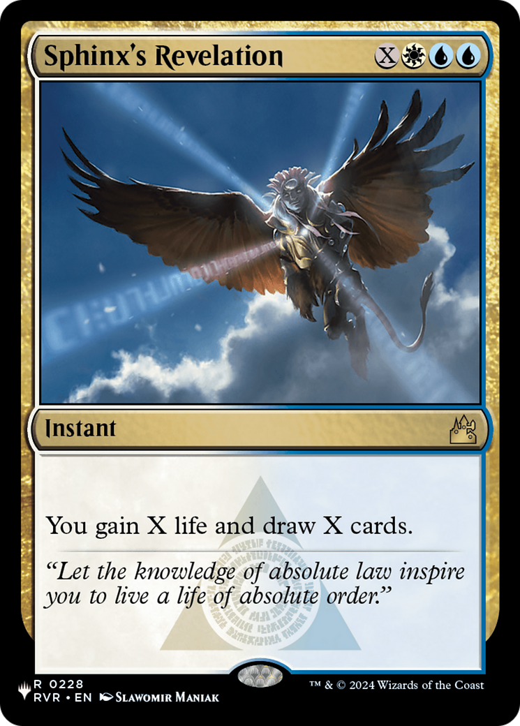 Sphinx's Revelation [The List] | Card Merchant Takapuna
