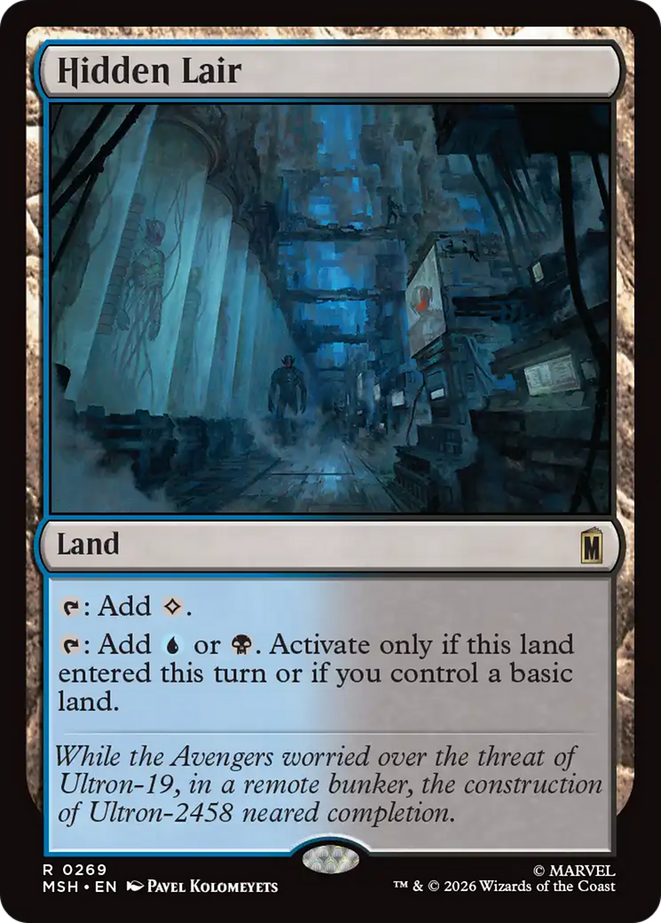 Hidden Lair [Marvel Super Heroes] | Card Merchant Takapuna