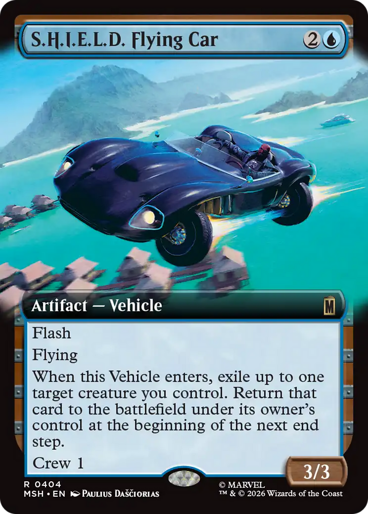 S.H.I.E.L.D. Flying Car (Extended Art) [Marvel Super Heroes] | Card Merchant Takapuna